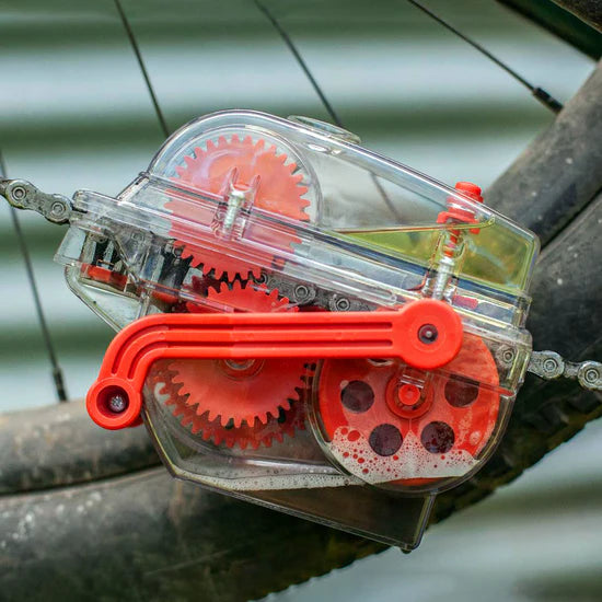 MAQUINA LIMPIA CADENA WELDTITE + DESENGRASANTE CITRUS 75ML