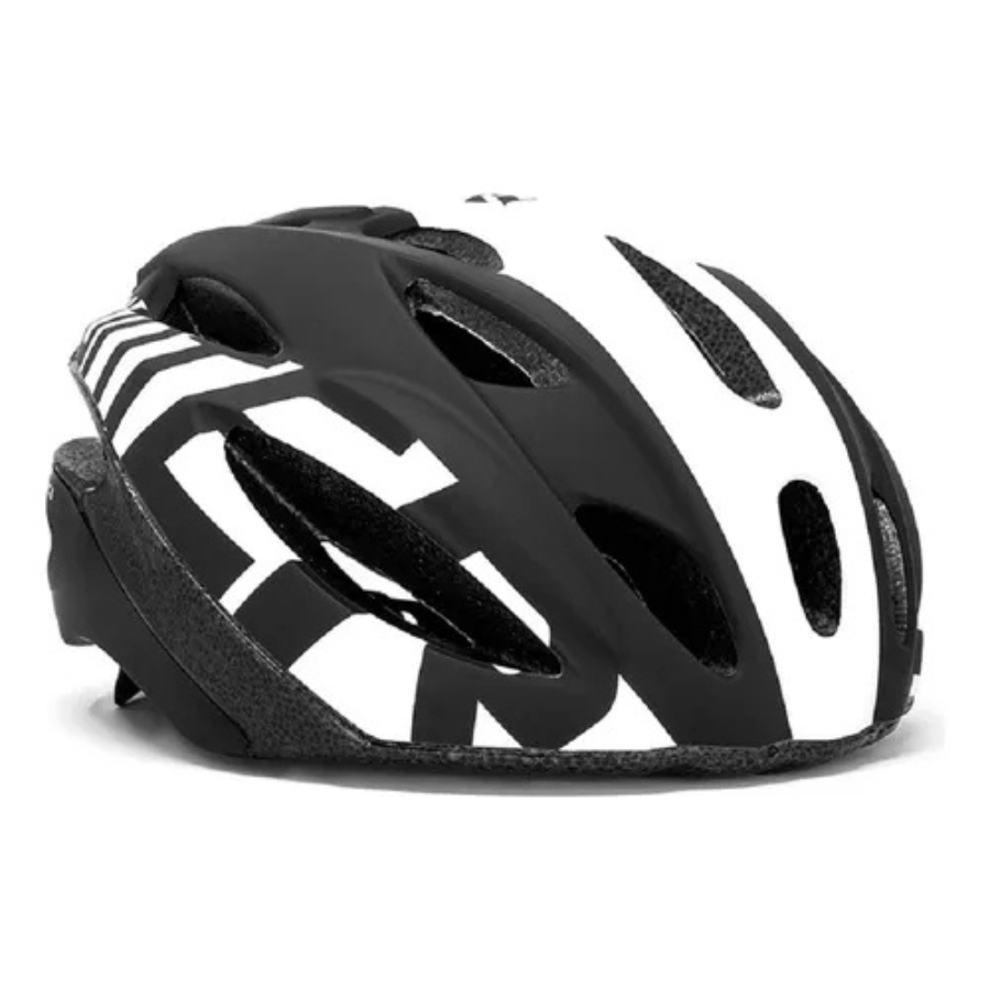 CASCO HUNTER CON AJUSTADOR COLOR BLANCO/NEGRO TALLA L DIMENSIONES 58 - 61