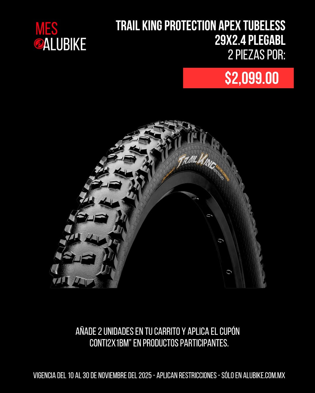 LLANTA CONTINENTAL TRAIL KING PROTECTION 29x2.4