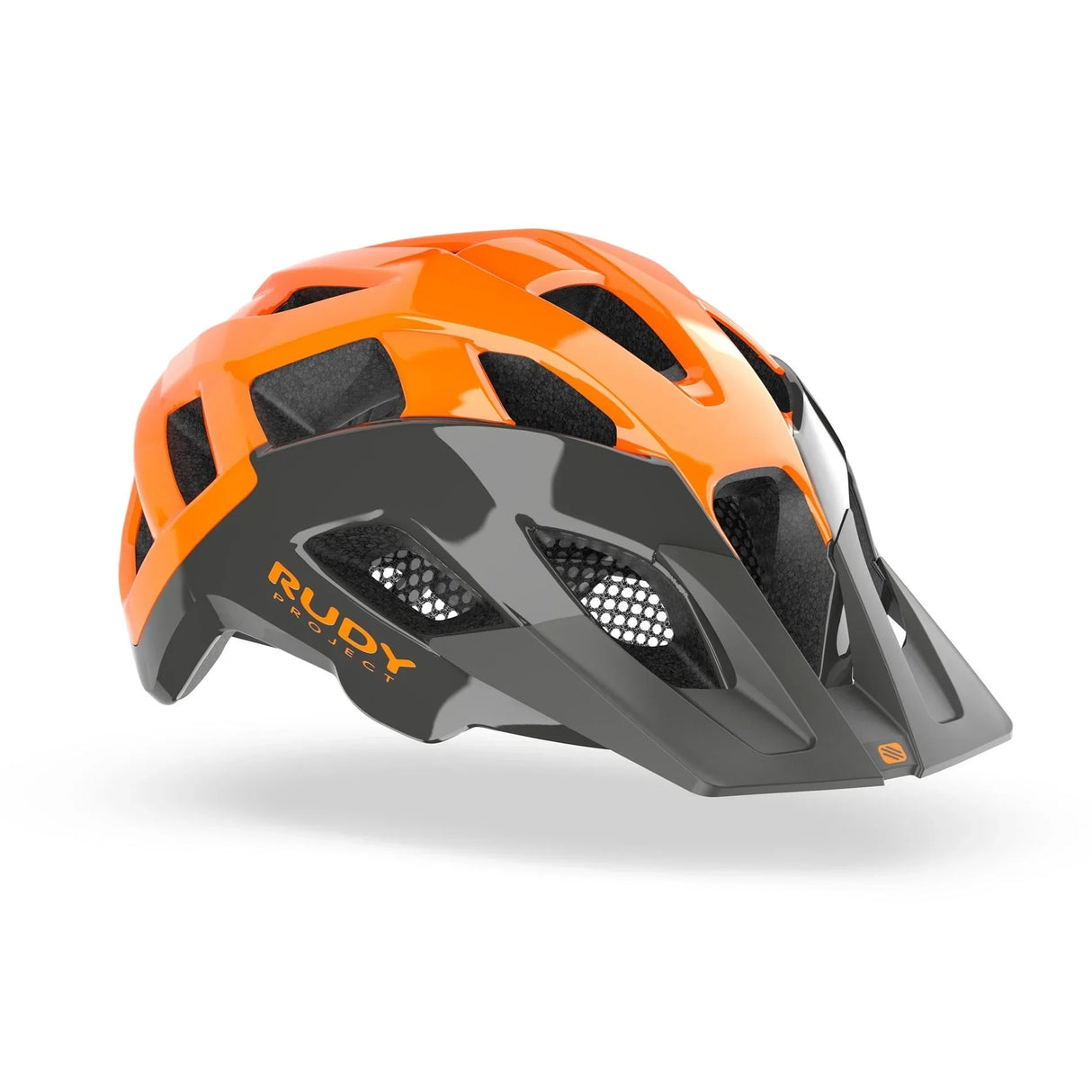 CASCO RUDY PROJECT CROSSWAY COLOR PLOMO NARANJA