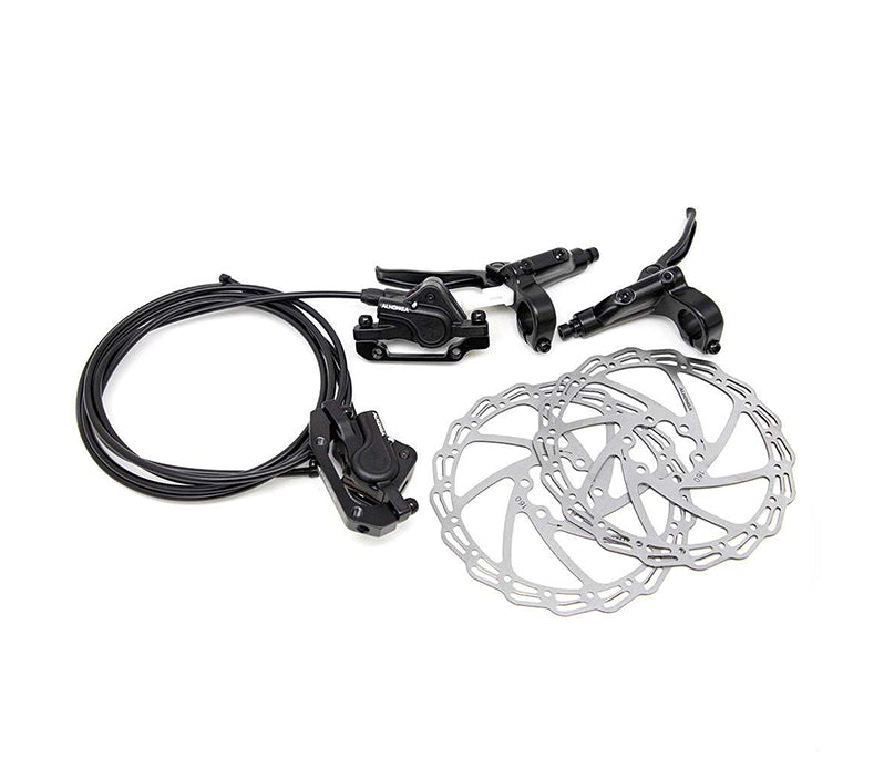 FRENOS DE DISCO HIDRÁULICOS MTB CON ROTORES DE 160MM DESCONECTADO PARA CABLEADO INTERNO