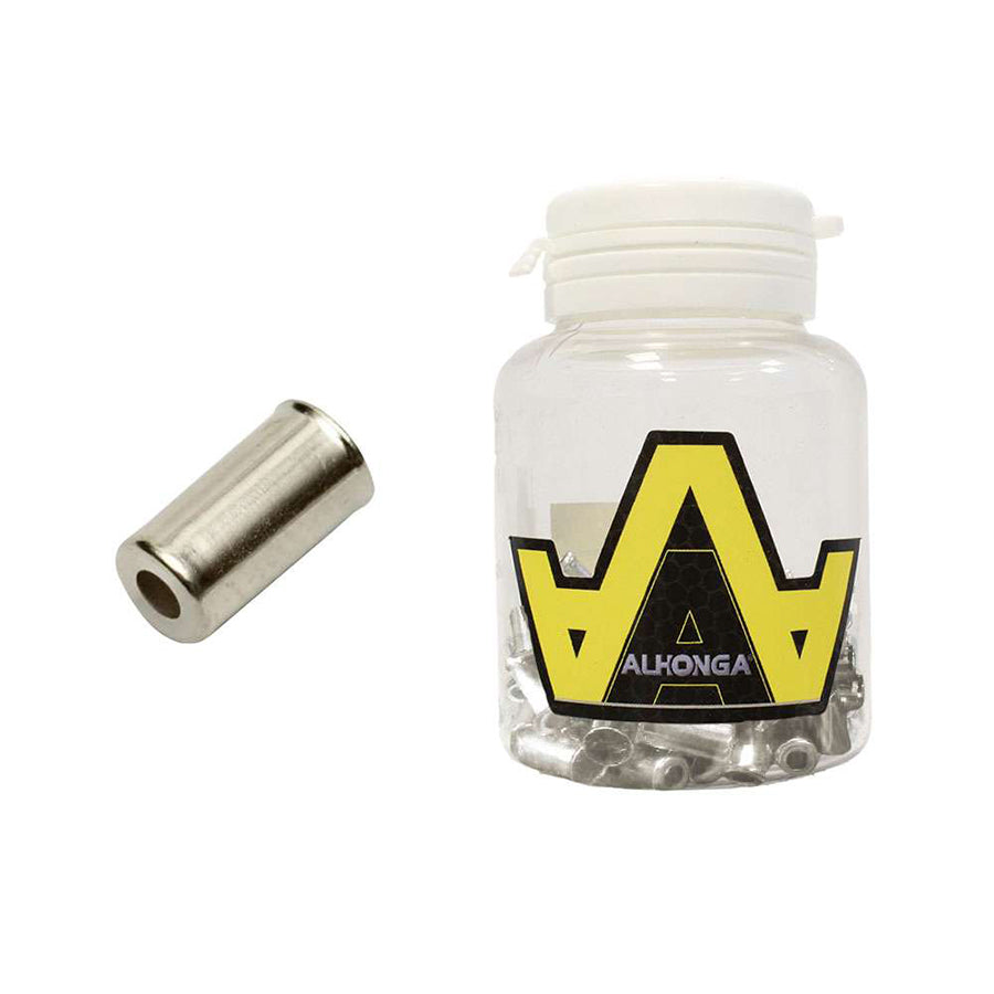 TERMINAL DE FORRO (TOPE) O 5MM DE LATîN EN BOTE (100 PIEZAS)