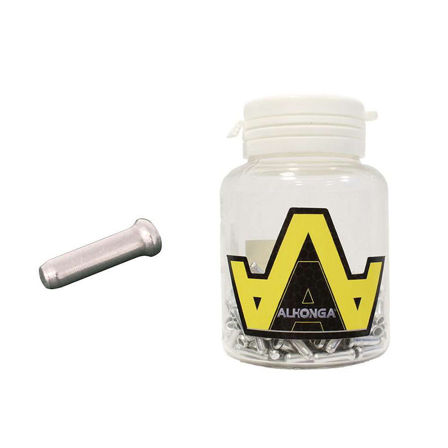 TERMINAL DE CABLE (TOPE) O 2.4MM DE ALUMINIO EN BOTE (200 PIEZAS)