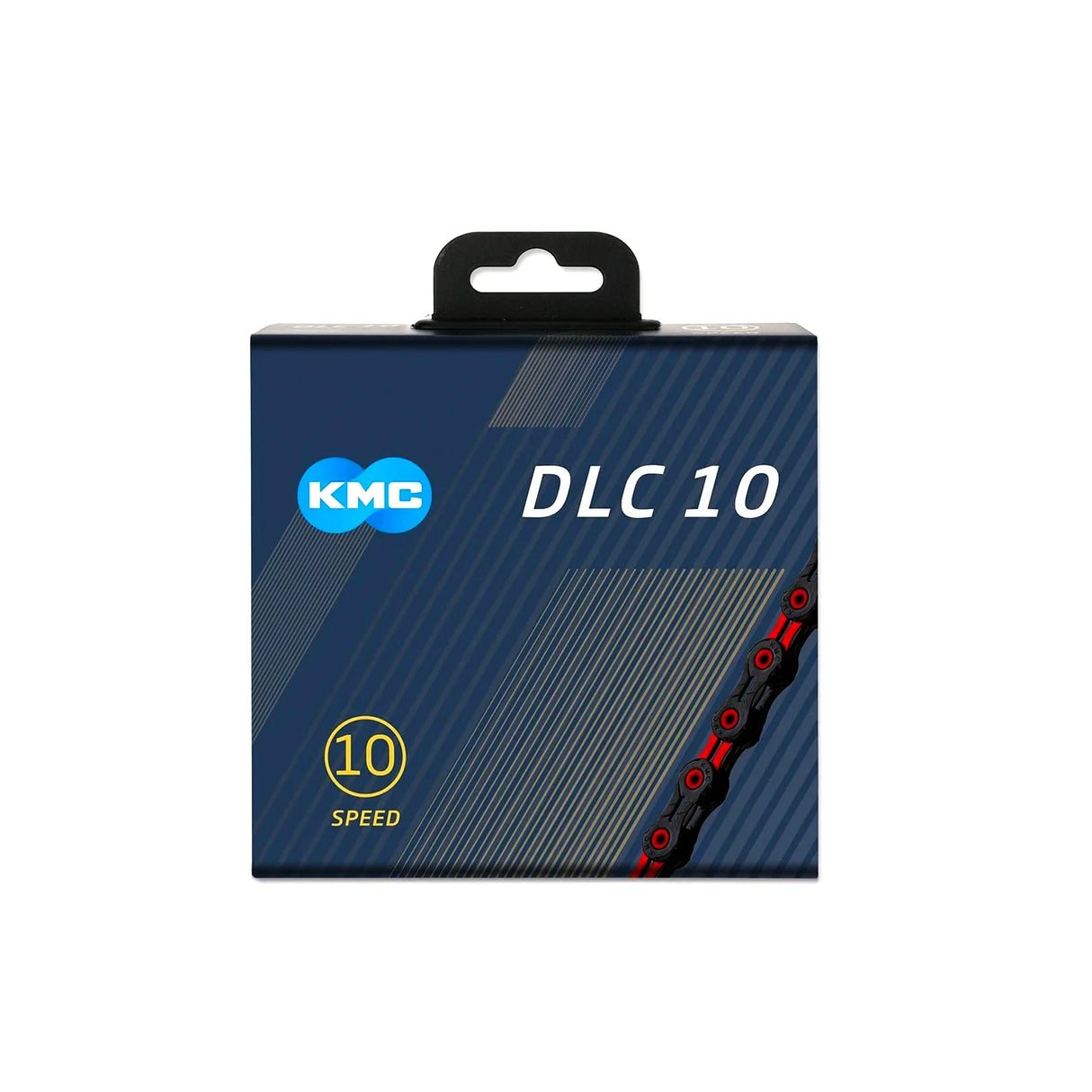 CADENA KMC DLC10 - NEGRO/ROJO