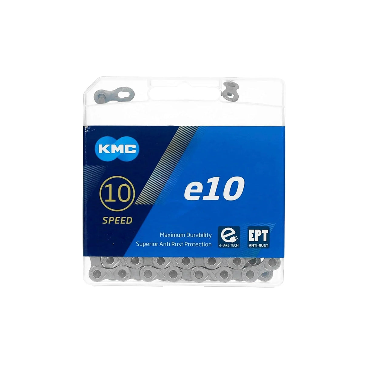 CADENA KMC E10T NPNP E-BIKE - PLATA