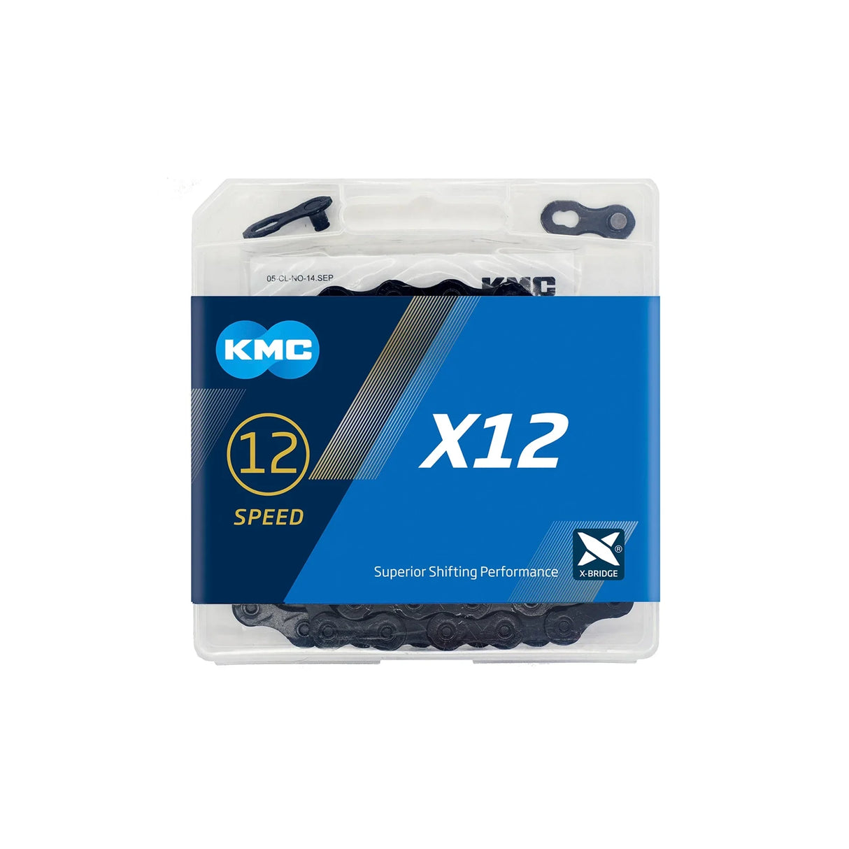 CADENA KMC X12 BPBP - NEGRO