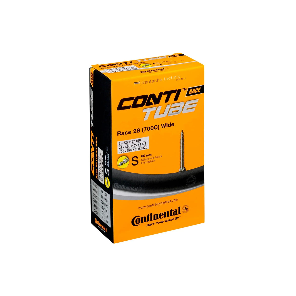 CAMARA CONTINENTAL 700X25-32C V/F 60MM
