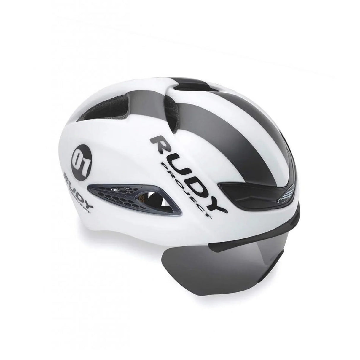 CASCO RUDY PROJECT BOOST 01 COLOR BLANCO/GRIS CON MICA