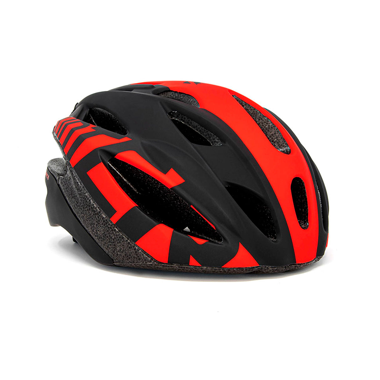 CASCO CON AJUSTADOR ROJO NEGRO HUNTER