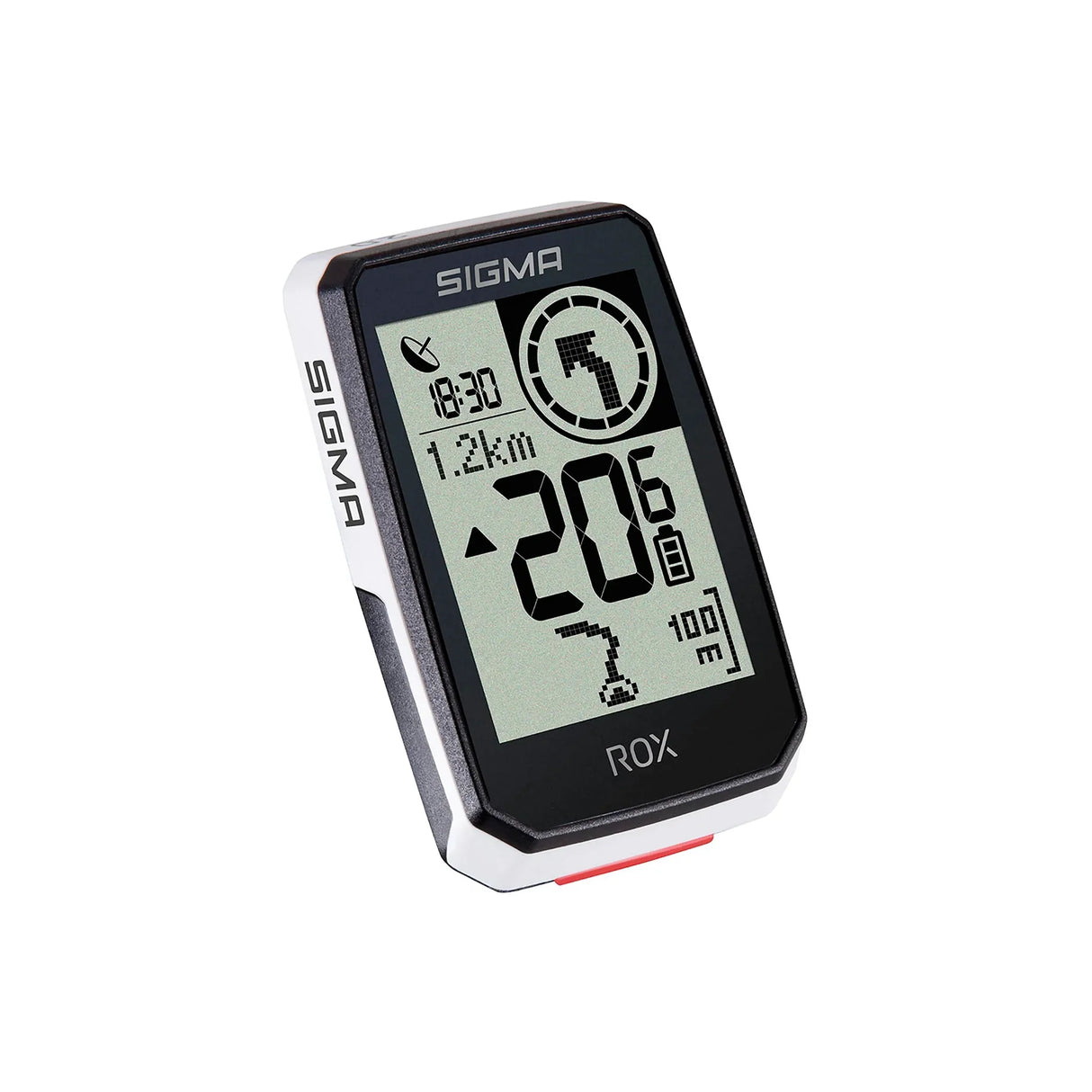 CICLOCOMPUTADORA SIGMA ROX 2.0 BLANCA E-BIKE READY, 14 FUNCIONES