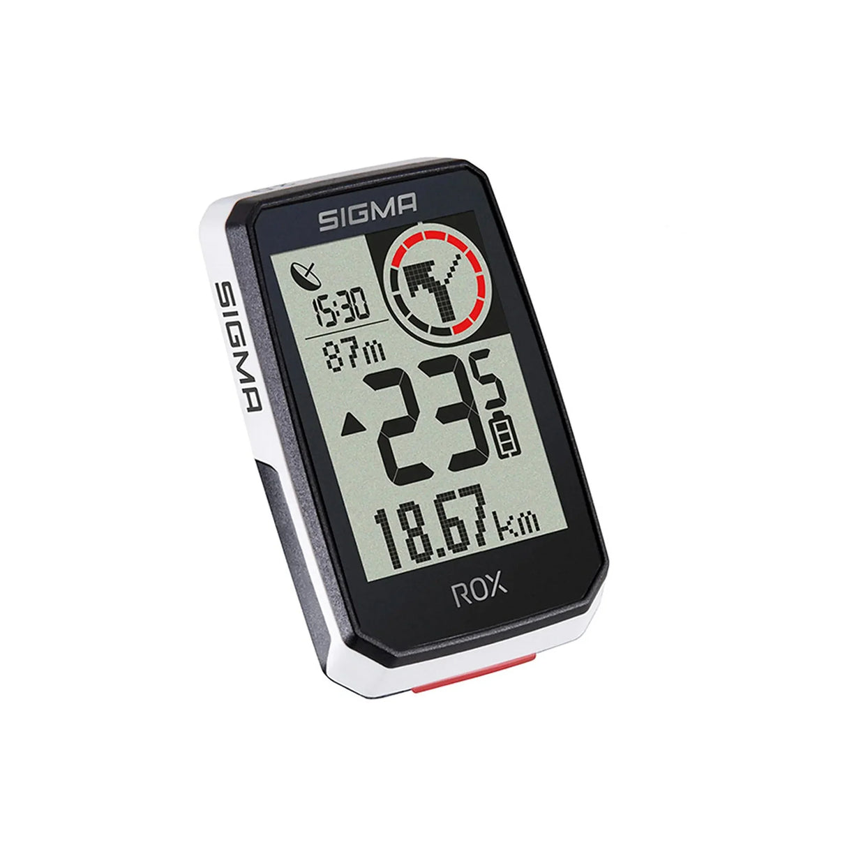 CICLOCOMPUTADORA SIGMA ROX 4.0 BLANCA, E-BIKE READY 30 FUNCIONES