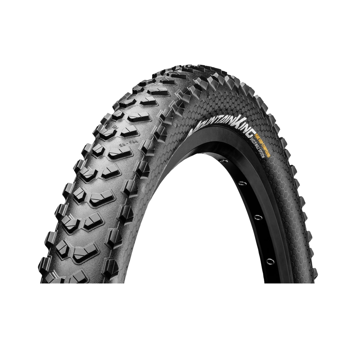 LLANTA CONTINENTAL 58-584 MOUNTAIN KING SHIELDWALL BLACK/BLACK FOLDABLE 27.5 | 27.5 X 2.30