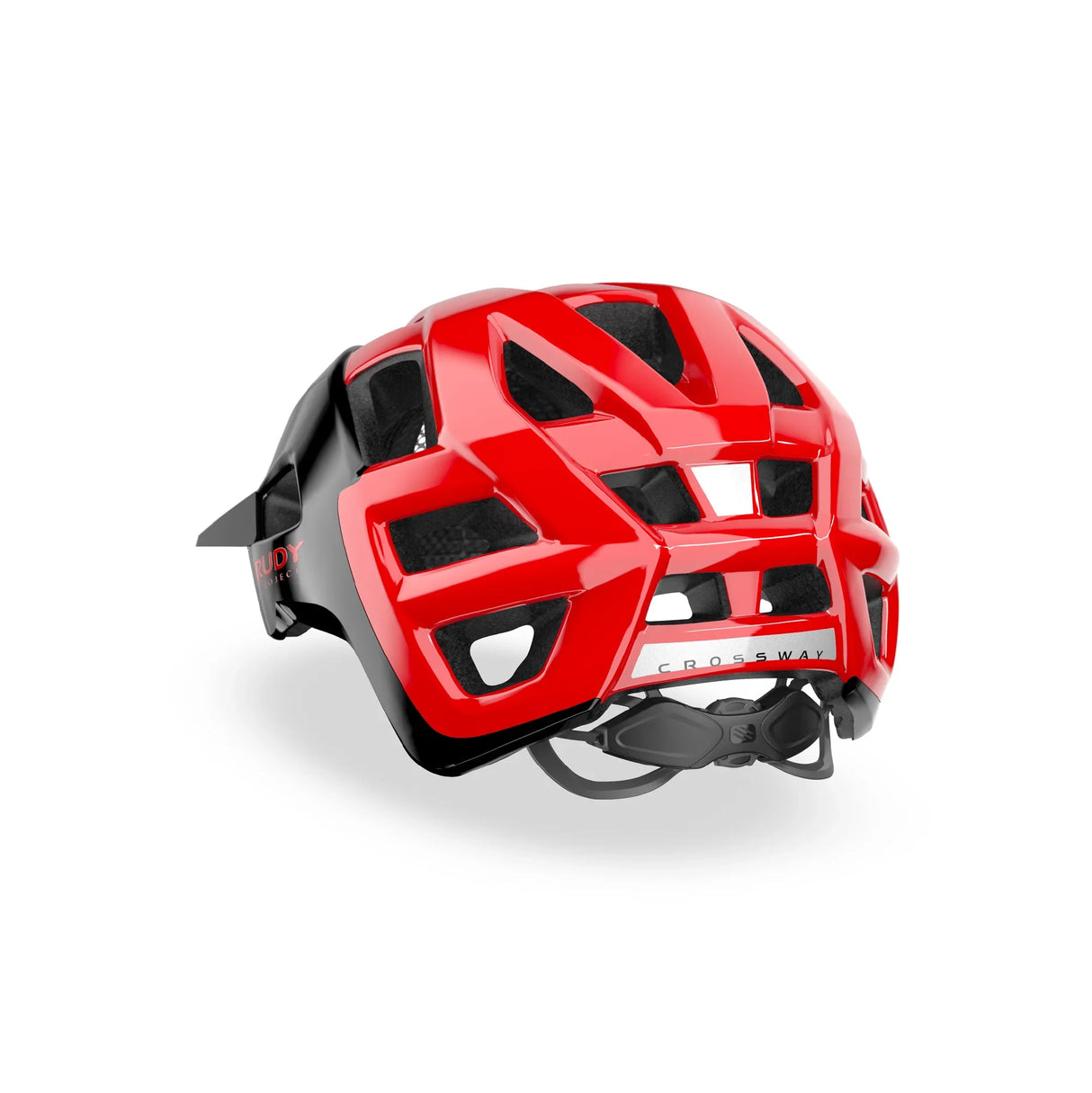 CASCO RUDY PROJECT CROSSWAY COLOR NEGRO/ROJO BRILLANTE
