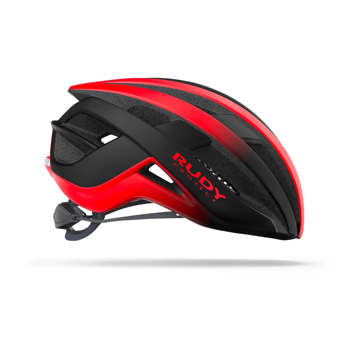 CASCO RUDY PROJECT VENGER RUTA COLOR ROJO/NEGRO MATE