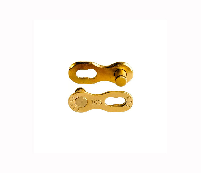 CONECTOR CANDADO KMC ML 10R COLOR ORO (INCLUYE DOS CONECTORES) – Alubike