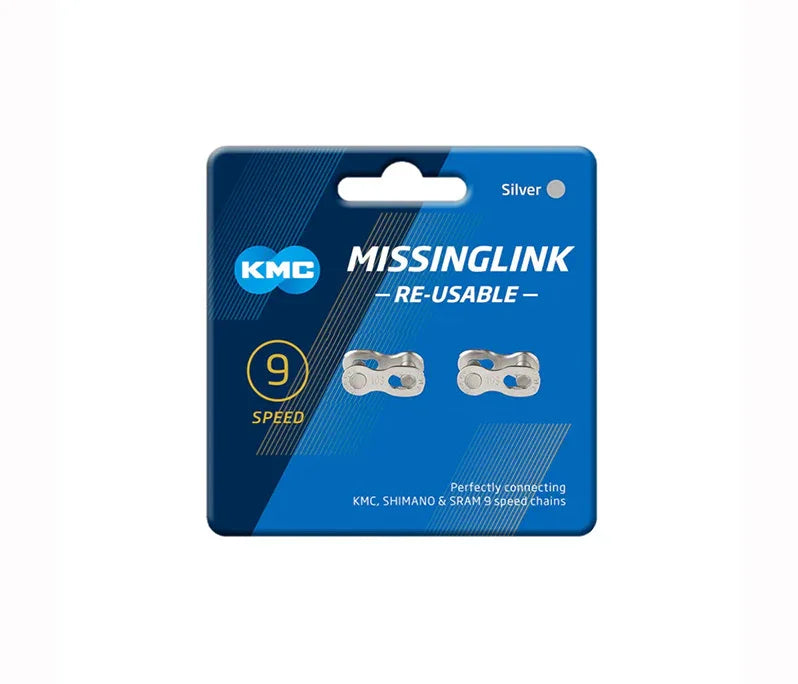 CONECTOR CANDADO ML 9R,  2 PARES - PLATA 