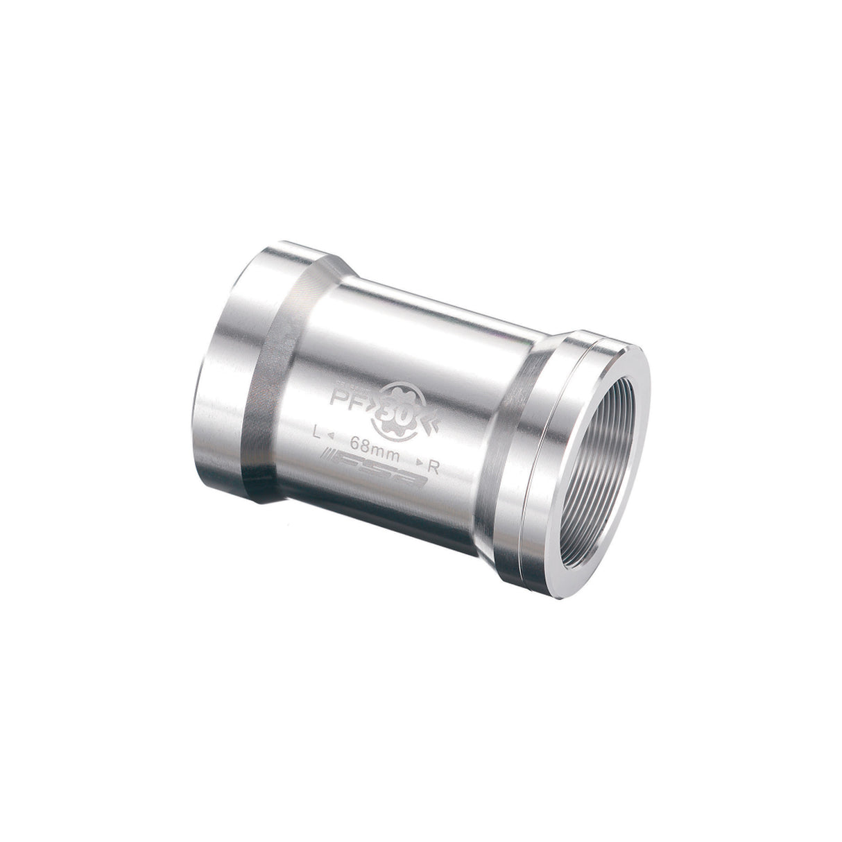 ADAPTADOR DE PF 30 A ROSCA INGLESA DE 68 MILÍMETROS, CON ADHESIVO LOCTITE 609.