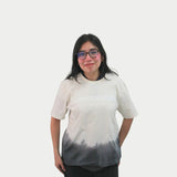 CAMISETA DIPDYE GRIS/CREMA