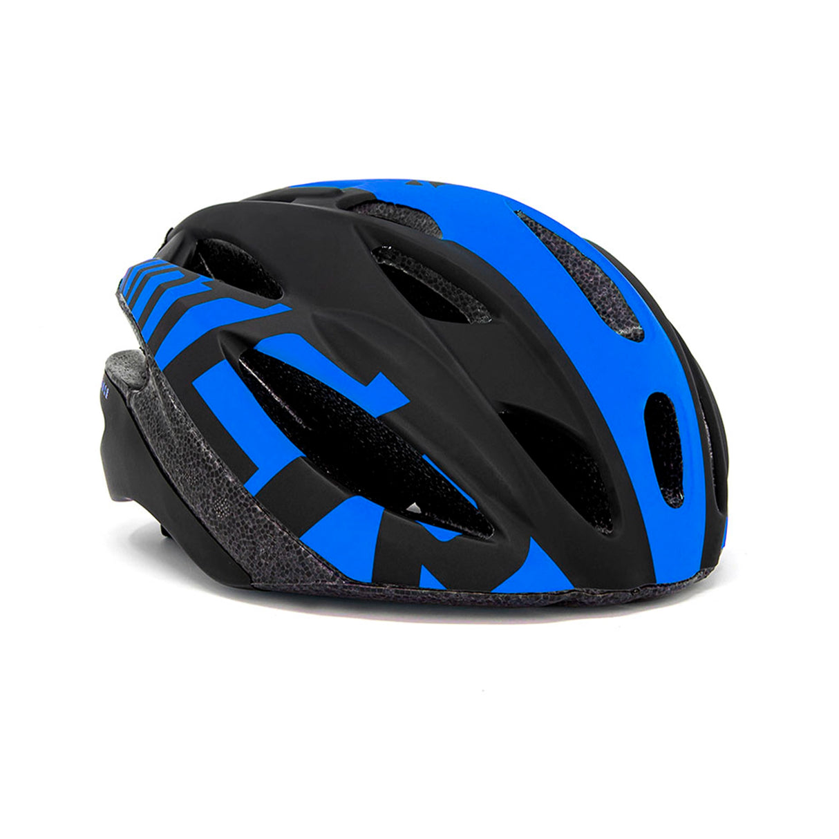 CASCO CON AJUSTADOR AZUL/NEGRO HUNTER