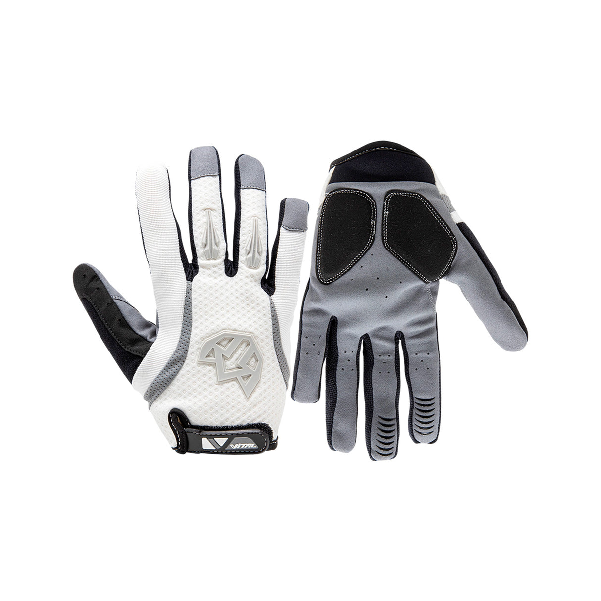 GUANTES LARGO TALLA GRANDE BLANCO