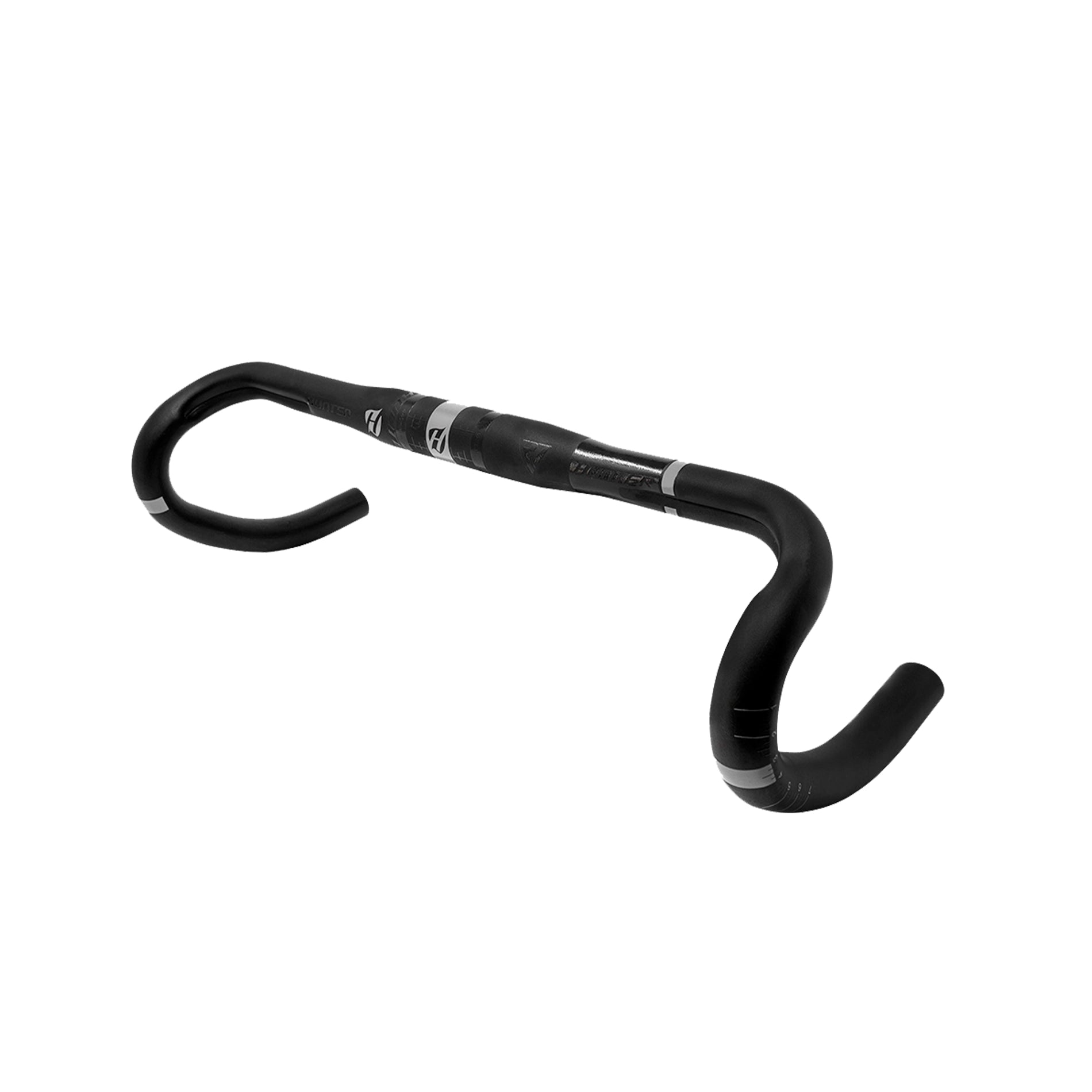 MANUBRIO RUTA HTR L:440 ALUMINIO NEGRO/GR – Alubike