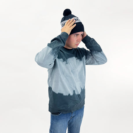 GORRO CON POMPON UNITALLA NEGRO